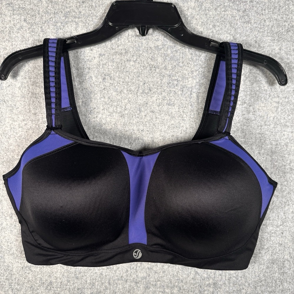 Soma Sport 38G Womens Sports Bra Max Support Contour Underwire Black 111601